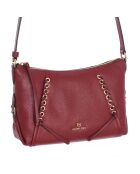 Sac bandoulière en cuir 30T2G0SM2L grenat - 29x19x10 cm