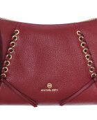 Sac bandoulière en cuir 30T2G0SM2L grenat - 29x19x10 cm