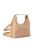 Bolso Hobo 35F4G7YM1J beige - 22x10x16 cm