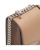 Bolso Hobo 35F4G7YM1J beige - 22x10x16 cm