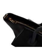 Bolso Avril de piel negra - 43,2x23,5x17,8 cm