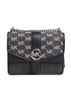 Sac bandoulière Greenwich noir - 21,5x15x8 cm