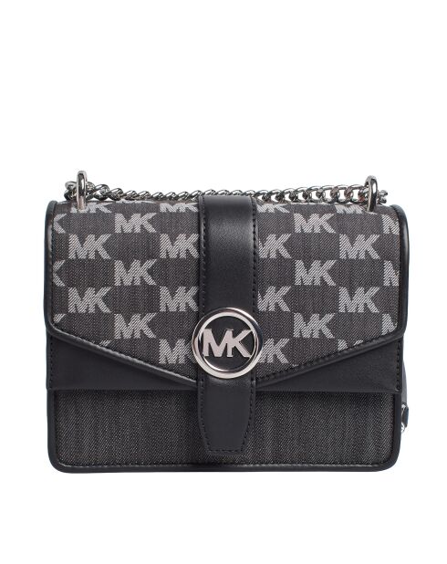 Sac bandoulière Greenwich noir - 21,5x15x8 cm