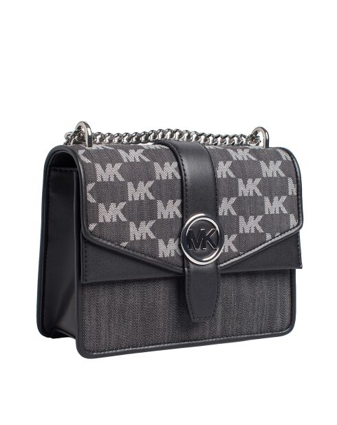 Sac bandoulière Greenwich noir - 21,5x15x8 cm