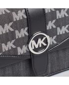 Sac bandoulière Greenwich noir - 21,5x15x8 cm