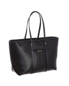 38S3GKNT3L zwarte leren draagtas - 47x31x9 cm