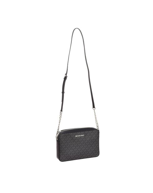 Bandolera 35F8STTC3B negro/plata - 16x23x5 cm