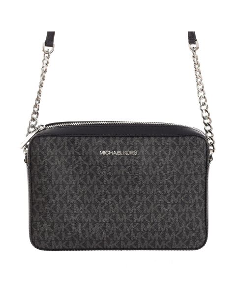 Bandolera 35F8STTC3B negro/plata - 16x23x5 cm