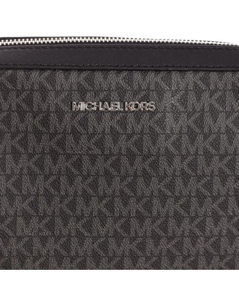 Bandolera 35F8STTC3B negro/plata - 16x23x5 cm