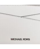 Pochette en cuir 35H1STVW2L blanche - 19x10x1,3 cm