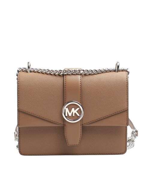 Greenwich schoudertas in bruin leer - 21,5x15x8 cm