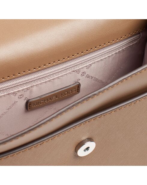 Greenwich schoudertas in bruin leer - 21,5x15x8 cm