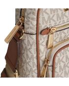 Bolso de hombro Jet Set mediano beige - 14x19,1x5,1 cm