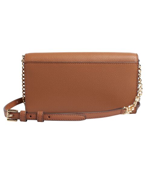 Bolso Carson de piel camel - 21x12,1x3,2 cm