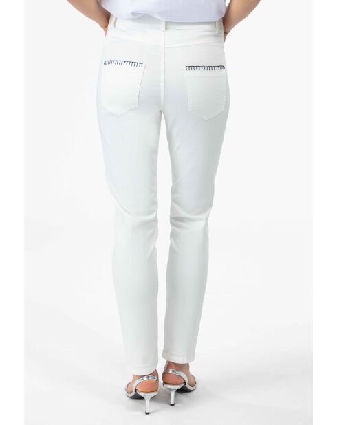 Weiße Baumwollhose Zach