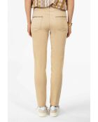 Beigefarbene Baumwollhose Zach