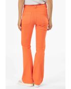 Pantaloni Warren coral in cotone