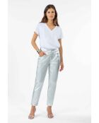 Pantalon en coton Ethan silver