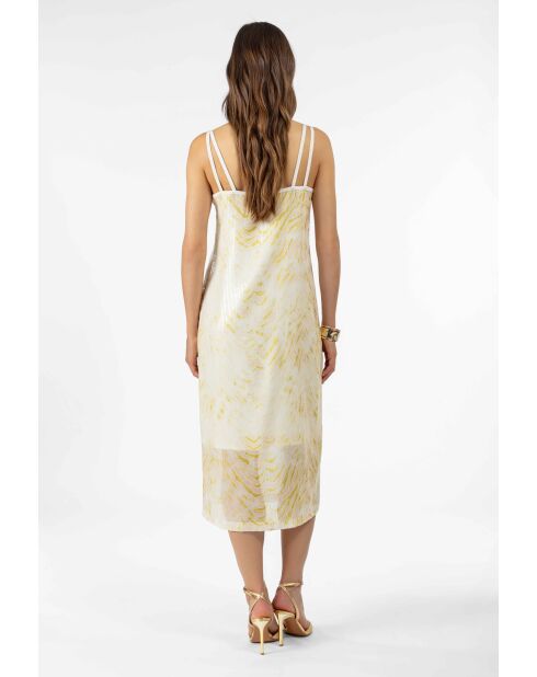 Robe Olivia sequin marbre