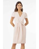 Vestido rosa empolvado Adelie