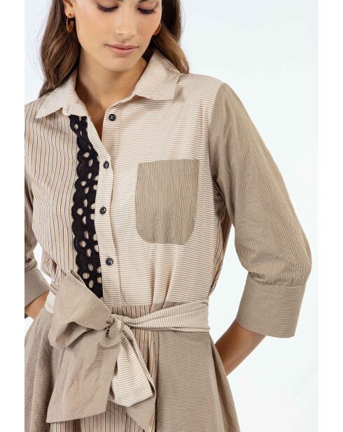 Haley Trilogy of Stripes Baumwollkleid