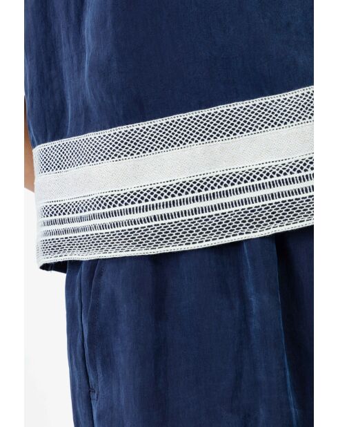 Marineblauwe top Monica