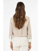 Enora Baumwollhemd in Streifen/Vanille