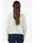 Bree ecrufarbene Baumwollweste