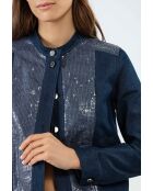 Alaric Jeansjacke aus Baumwolle mit Pailletten