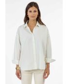 Charlie Vanillefarbenes Baumwollhemd