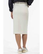 Bolton Baumwollrock aus Natur/Tweed