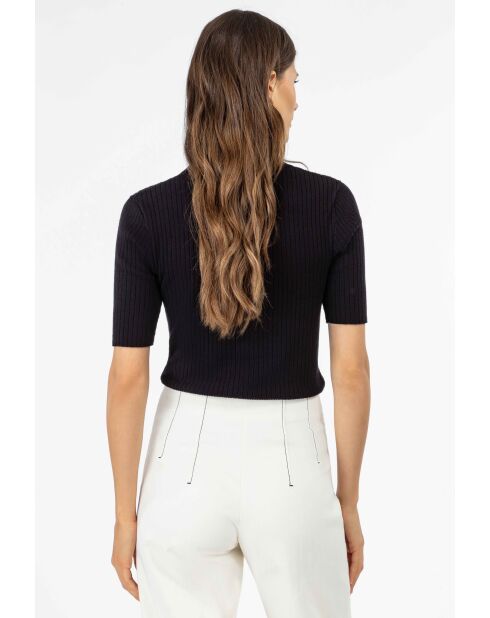 Dean schwarzes Poloshirt