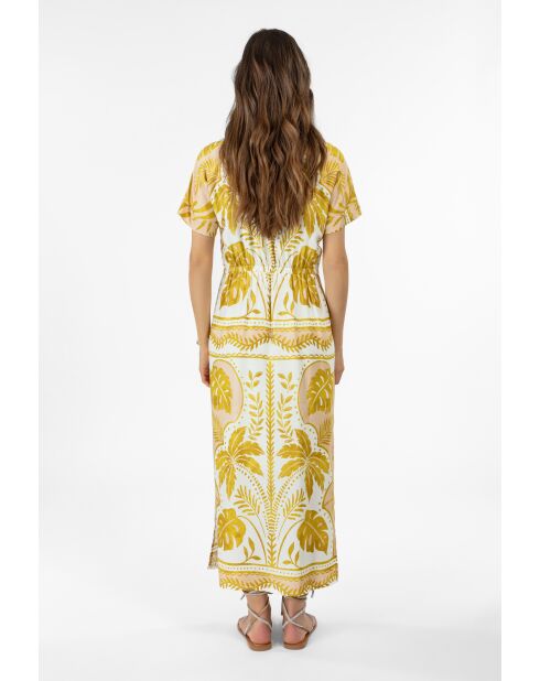 Joy golden sun lange jurk