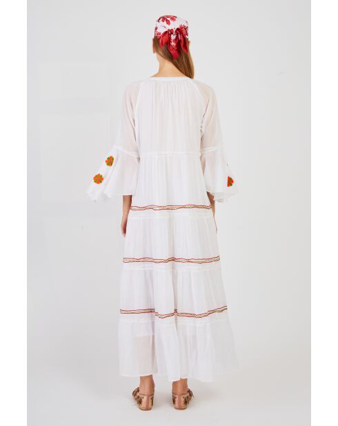 Robe en coton Caracas écru