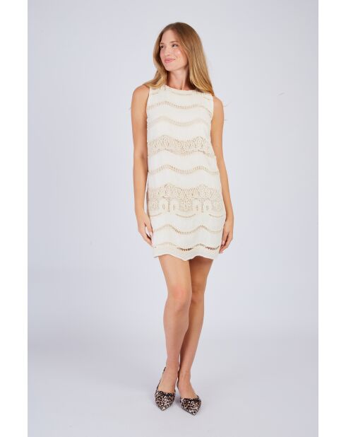 Robe en coton Carla écrue