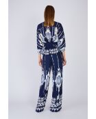 Marineblauwe broek Davina