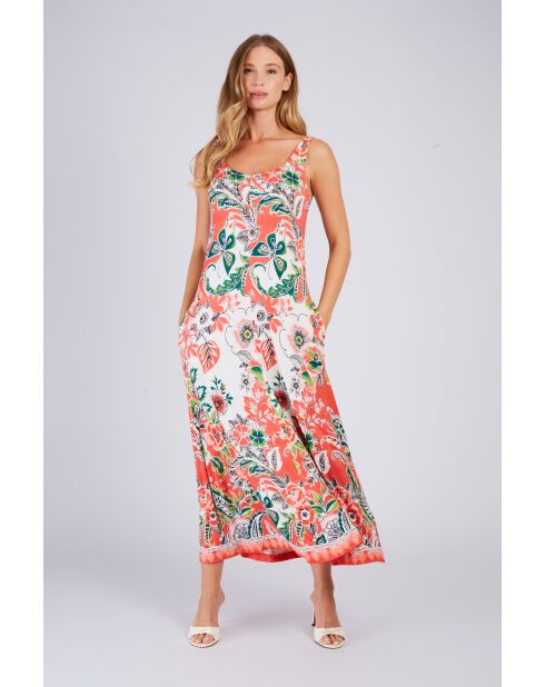 Robe Promesse corail