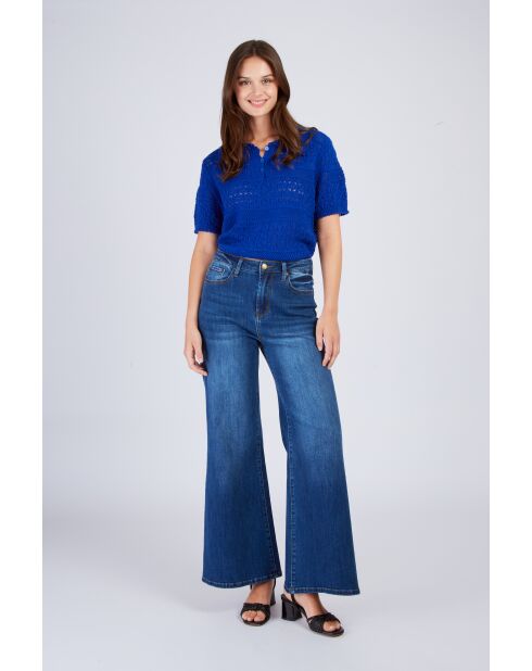 Pull Elisabeth bleue