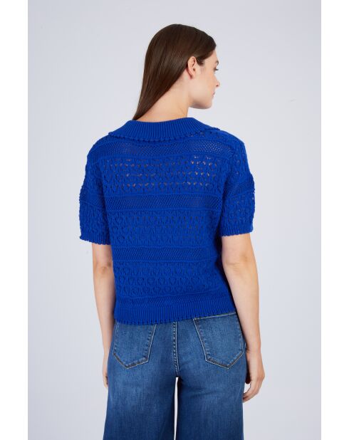 Pull Elisabeth bleue