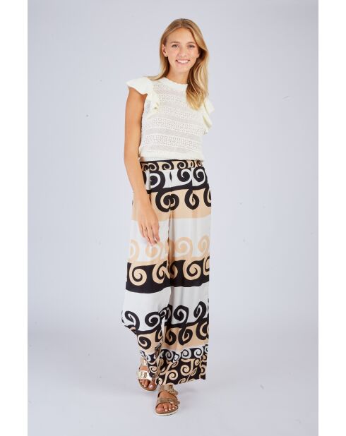 Pantaloni Darcy ecru