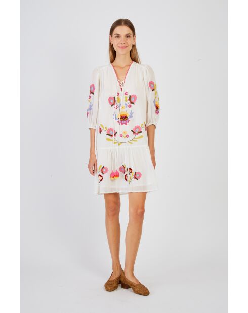 Robe en coton Cindy écrue