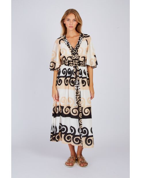 Robe en coton Perou écrue