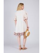 Robe en coton Chrysla écrue
