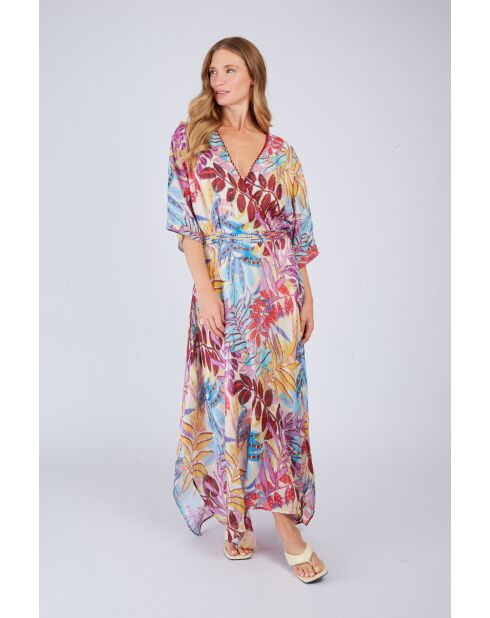 Robe en coton Pensee rouge