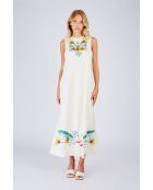 Ecrufarbenes Baumwollkleid Cardamone