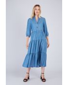 Blaues Jeanskleid Carine