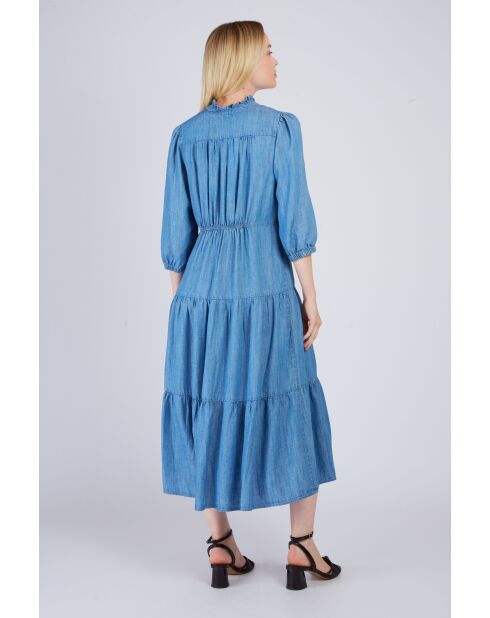 Robe Carine denim bleue