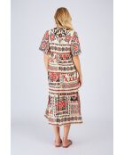 Robe en coton Perseverance beige