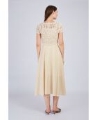 Robe en lin Circe beige