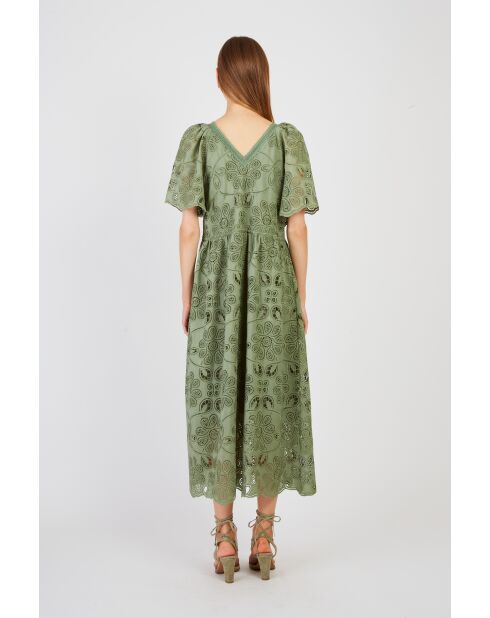 Khakifarbenes Calypso-Kleid